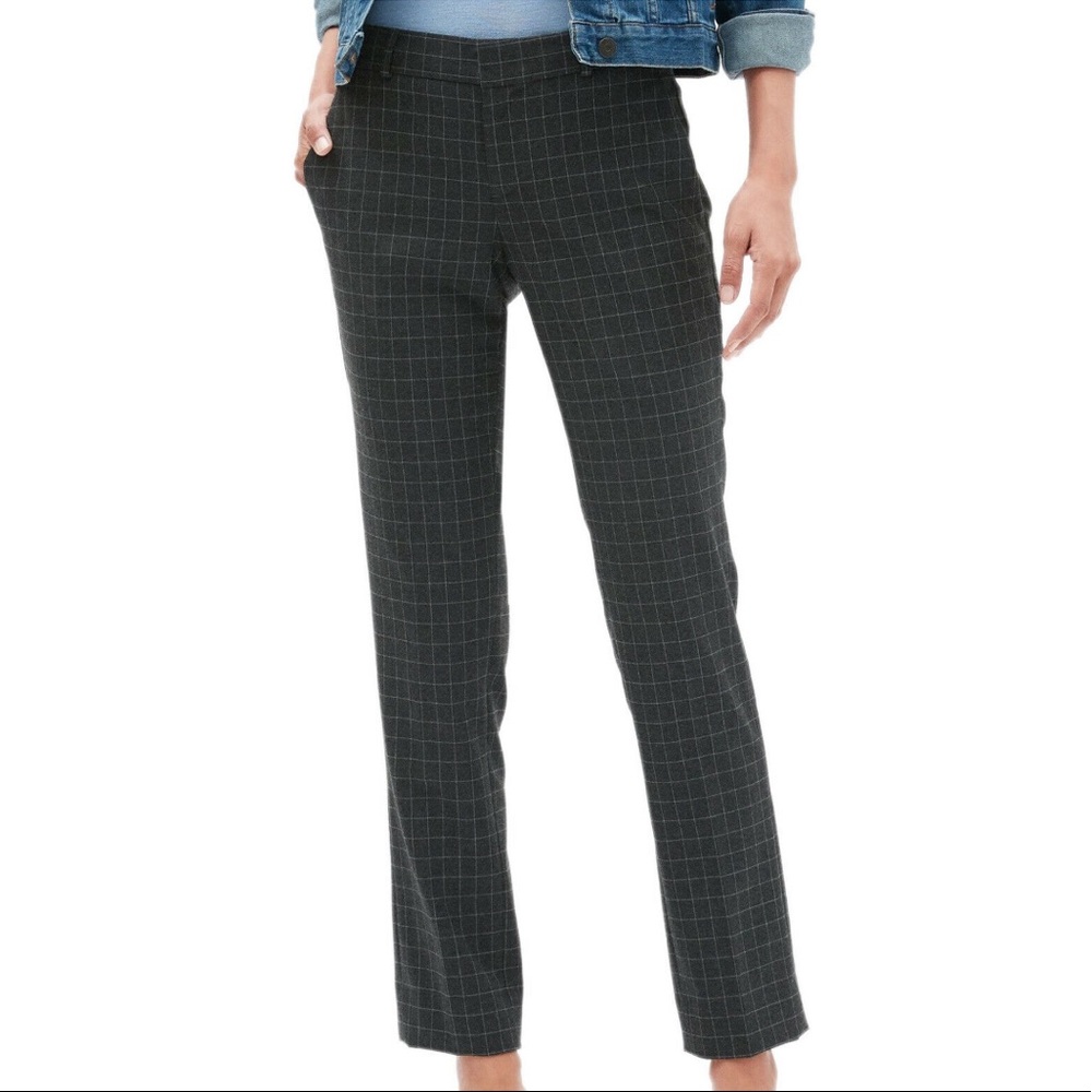 Banana Republic Ryan Slim Straight Washable Pants